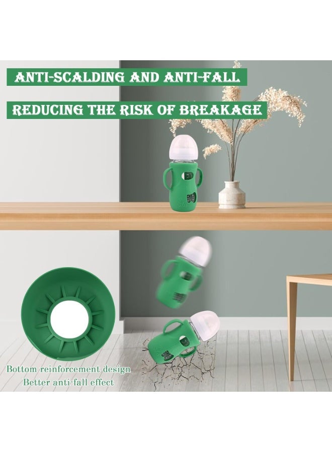 اسرلي وايت عبوة من 3 أغطية سيليكون لزجاجات الرضاعة الطبيعية للأطفال - Image 4